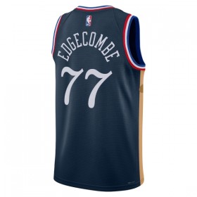 NBA Philadelphia 76ers Trikot VJ Edgecombe Nike 2025-26 City Edition Navy Swingman - Herren